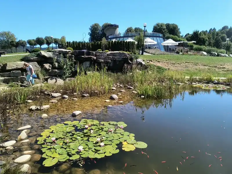 Muszyna uzdrowisko ogrody i staw